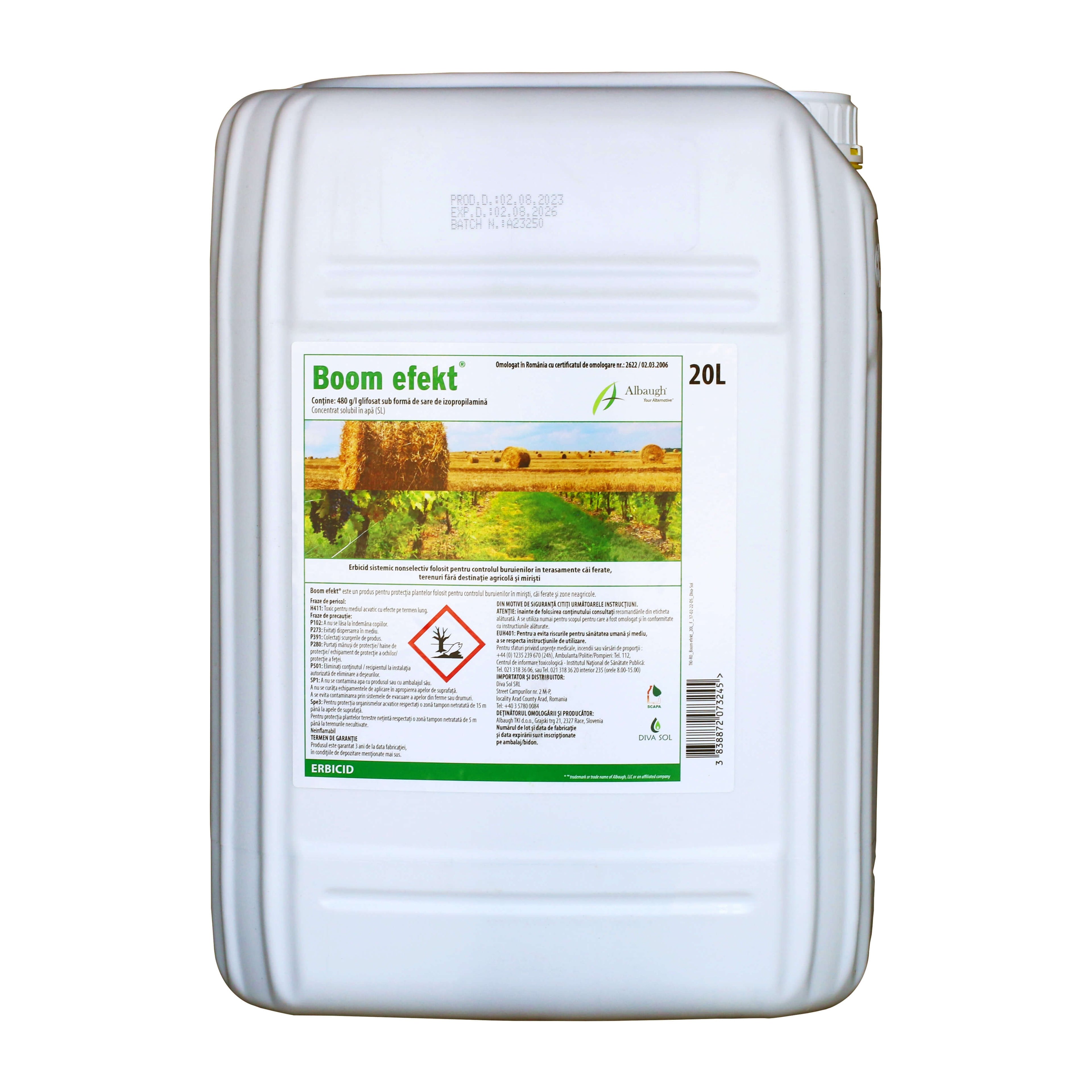 Boom Efekt Weed Killer (Herbicide) 20L Canister – Glyphosate 480 g/L