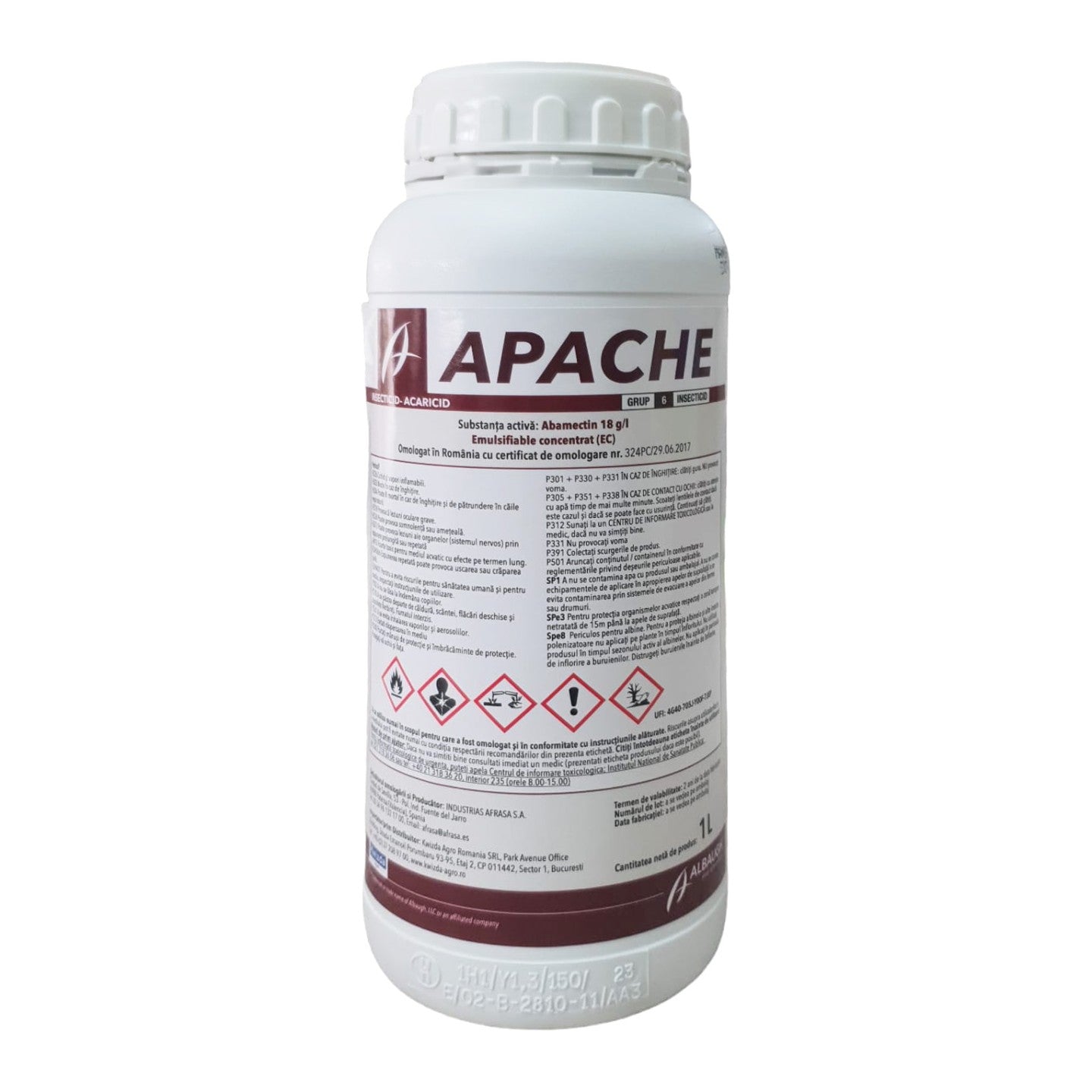 Abamectin 18 g/L Insecticide – Vertimec Equivalent – Broad Spectrum Pest Control (1L Bottle)